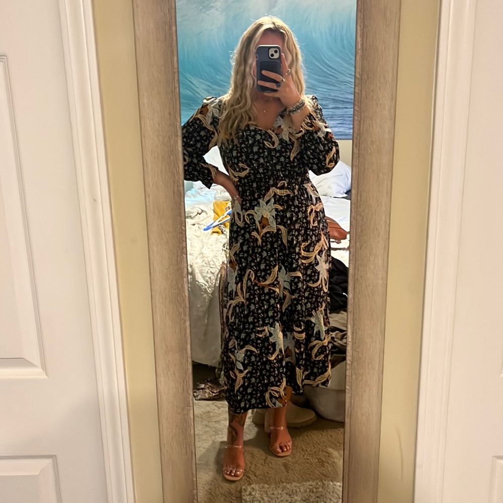 Boho paisley dress